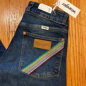 Wrangler NWT Rainbow wide leg jeans Icon 26/32